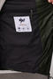 Khaki Standard Fit Hooded Quilted Inflatable Sports Men's Coat - 5