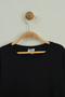 Black Long Sleeve Children's Basic T-Shirt - 3