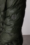 Khaki Standard Fit Hooded Quilted Inflatable Sports Men's Coat - 4