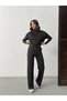 Soft Modal Feel, Stand-Up Collar and Draped Sweatshirt - 7