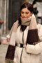 Soft Textured Tasseled Women's Scarf Shawl Shoulder Shawl 190X50 cm - 2