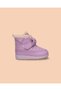 Anatomical Baby Girl Children's Rain Snow Winter Velcro Bow Ribbon Boots Shoes with Fur Inside and Wool Inside - 4