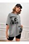 Energetic Printed Oversize Unisex T-shirt - 2