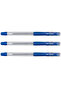 Uniball lakubo fine (0.7) blue ballpoint pen (3 pieces)