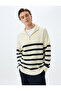 Winter Knitwear Sweater Zippered Collar Cotton - 3