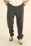 Men's Baggy Winter Cotton Puffer Fabric Wide-Leg Sweatpants - 2