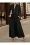 New Season Long Sleeve Women's Viscose Dress with Zipper Collar Model - 5