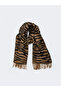 Esvab • Modern & Distinctive Zebra Embroidered Tassel Women's Scarf