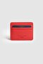 La'Graccio Paris Men's Night Genuine Leather Convenient Card Holder Red