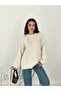 Women's Long Crew Neck Mohair Sweater - 5