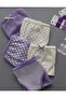 Mother Daughter Combination Cotton Panties Lilac Slip Printed Underwear - 5