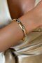 Steel Evil Eye Women's Handcuff Bracelet – 18 cm Gold Color Bracelet |   Non-Tarnish Women's Jewelry - 5