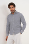 Shirt Cotton Striped Regular Men's Shirt - 5