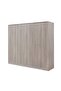 Trevor 6 Door Wardrobe - Stylish Beige/Light Grey Engineered Wood, High Gloss Finish, 240x60x216cm - 6