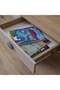 Zeta 1-Drawer Kids Study Desk with Hutch - Offwhite & Grey, Engineered Wood, 100.2x55x149.5cm - 4