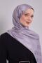 Gray Jacquard Shawl - 3