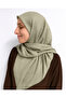 Patterned Denim Scarf – 95X95 Cm, Non-Slip, Suitable for All Seasons Water Green - 2