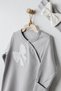 Ac26254 Baby Bow Bliss Jumpsuit Set Gray - 2