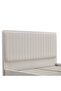 Lintell 180x200 King Bed with Hydraulic Underbed Storage - Cream Upholstered Fabric, Engineered Wood - 7