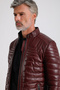 Maroquin Leather James Men's Inflatable Leather Coat - 5