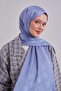 Blue Jacquard Shawl - 2