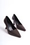 Cordelia women's matte pain coffee stiletto - 6