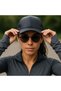 Stylish Women's Hat – Shiny Vegan Leather Modern and Elegant Style Sporty Cap Suitable for City Fashion - 3