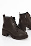 Jvl 589 Lace-Up Mid-Heel Short Boots - 3