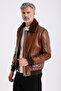 Maroquin Leather Alexandr Men's Pilot Leather Coat - 3