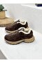 26K368-1 Genuine Leather Sneaker Sports Shoes with Fur Inside - 2