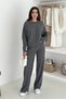 Basic Oversized Boat Neck Knitwear Bottom-Top Set Aw25Au0024 - 4