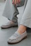 Alisy Women's Genuine Suede Leather Ballerina Shoes 4227 - 6