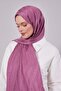 Pink knit pattern jacquard shawl - 3