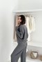 Basic Oversized Boat Neck Knitwear Bottom-Top Set Aw25Au0024 - 2
