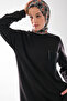 2289_Women's Tweed Garni, Crew Neck Hijab Tunic Shalwar Set – with Pockets, Accessories, Harem Pants - 4