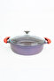 وعاء طهي من الألومنيوم المصبوب بفتحة 26 سم