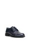 Elit Tnhsy311-1 Men's Genuine Patent Leather Classic Shoes Navy Blue - 2