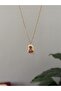 316L Steel Zircon Detail Printed Medallion Necklace - 3