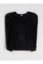 Crew Neck Rhinestone Velvet Girls' T-Shirt (W5)