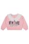Newyork Printed Sweatshirt for Ages 2-5 - Pink