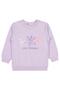 Civil Girl's Colorful Floral Sweatshirt |   Interlock Long Sleeve |   School Nursery and Daily Use - Lila