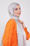 شال بنمط سلسلة فضية - 3