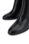 Women's Genuine Leather Black Classic Boots - 3