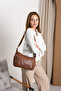 Stylish Women's Handbag and Shoulder Bag with Multi-Compartment Zipper Closure, Waterproof, Adjustable Strap - 8