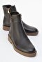 Leather Women's Boots Brown - 5
