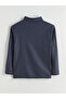 Peak New Season Stand Collar Long Sleeve Fleece Men's Pajama Top - 4