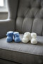 2 Pairs of Hand-Knitted Baby Booties | |   0-1 Year Old Booties - 2