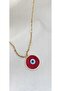 Stainless Steel Chain Red Eye Evil Eye Necklace