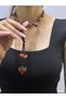 Natural Stone Women's Necklace 28 cm - 3