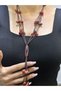 Natural Stone Women's Necklace 28 cm - 5